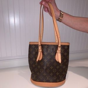 Louis Vuitton Monogram Petit Bucket Bag